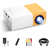Mini Projector, PVO Portable Projector for Cartoon, Kids Gift, Outdoor Movie Pro...