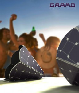 Gramo Speakers – Solar-Powered Speakers