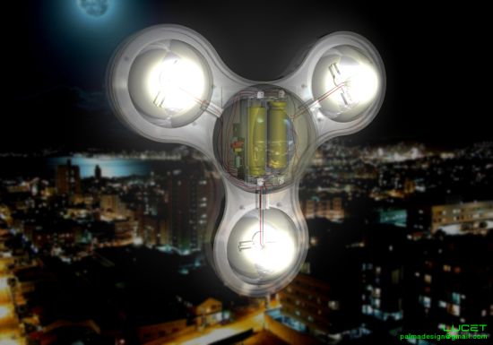 Lucet Lamp – Window-Mounted Solar Light Concept