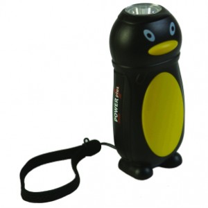 Hand-powered Penguin Torch for the Kids