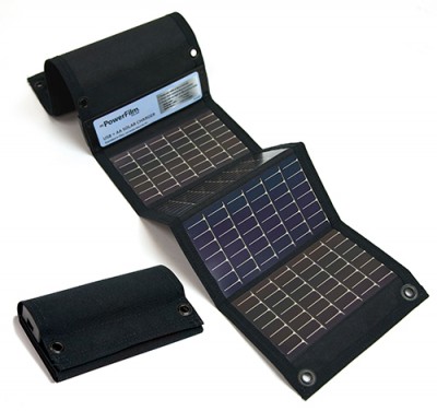 USB And AA Battery Solar Charger By PowerFilm