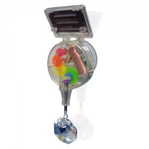 Window Mounted Solar-Powered Rainbow Maker