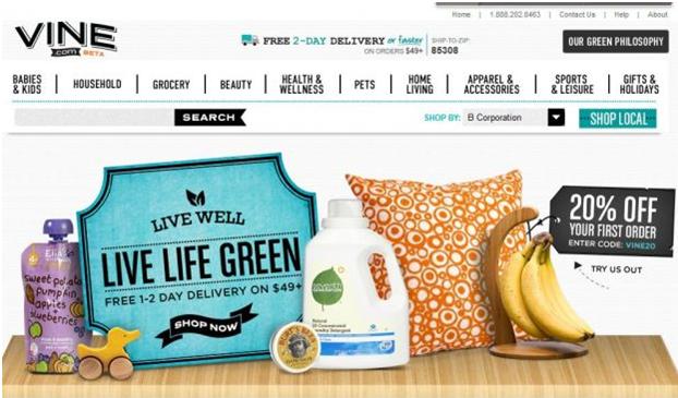 Vine.com -Your one Stop Eshop for Eco-Friendly Goods
