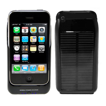 Solar Power Sleeve Charging Case For iPhone 3G / 3GS