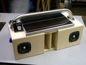 DIY Solar Powered MP3 Boombox GhettoBlaster
