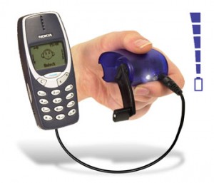 Hand-powered Windup Mobile Phone Charger